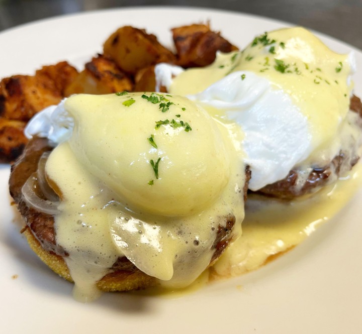 Loco Moco Eggs Benedict