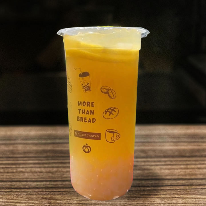 Kumquat Lemon Green Tea with Lychee Jelly