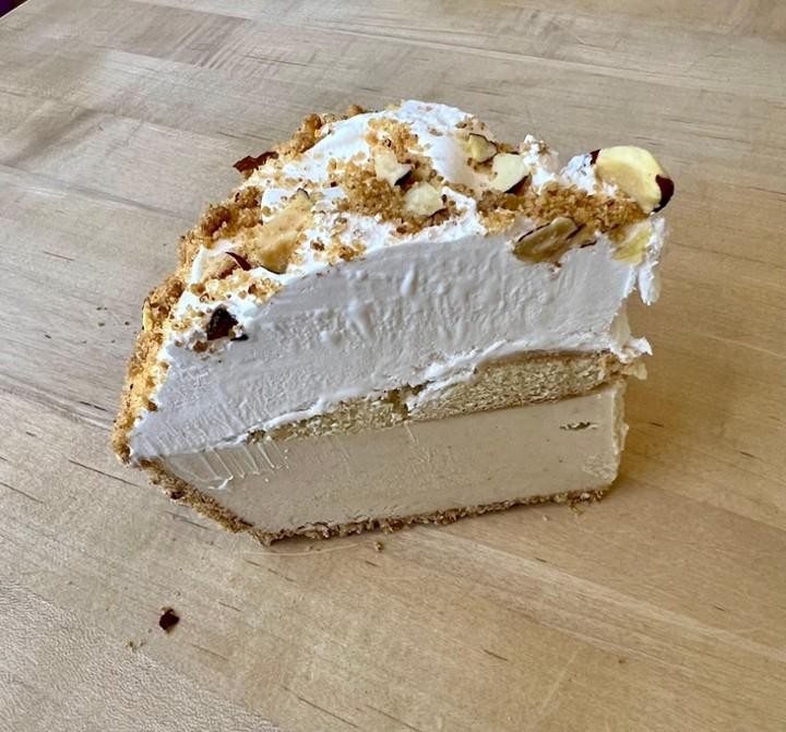 Slice of Banana Pudding Softserve Pie (Vegan,Nuts)