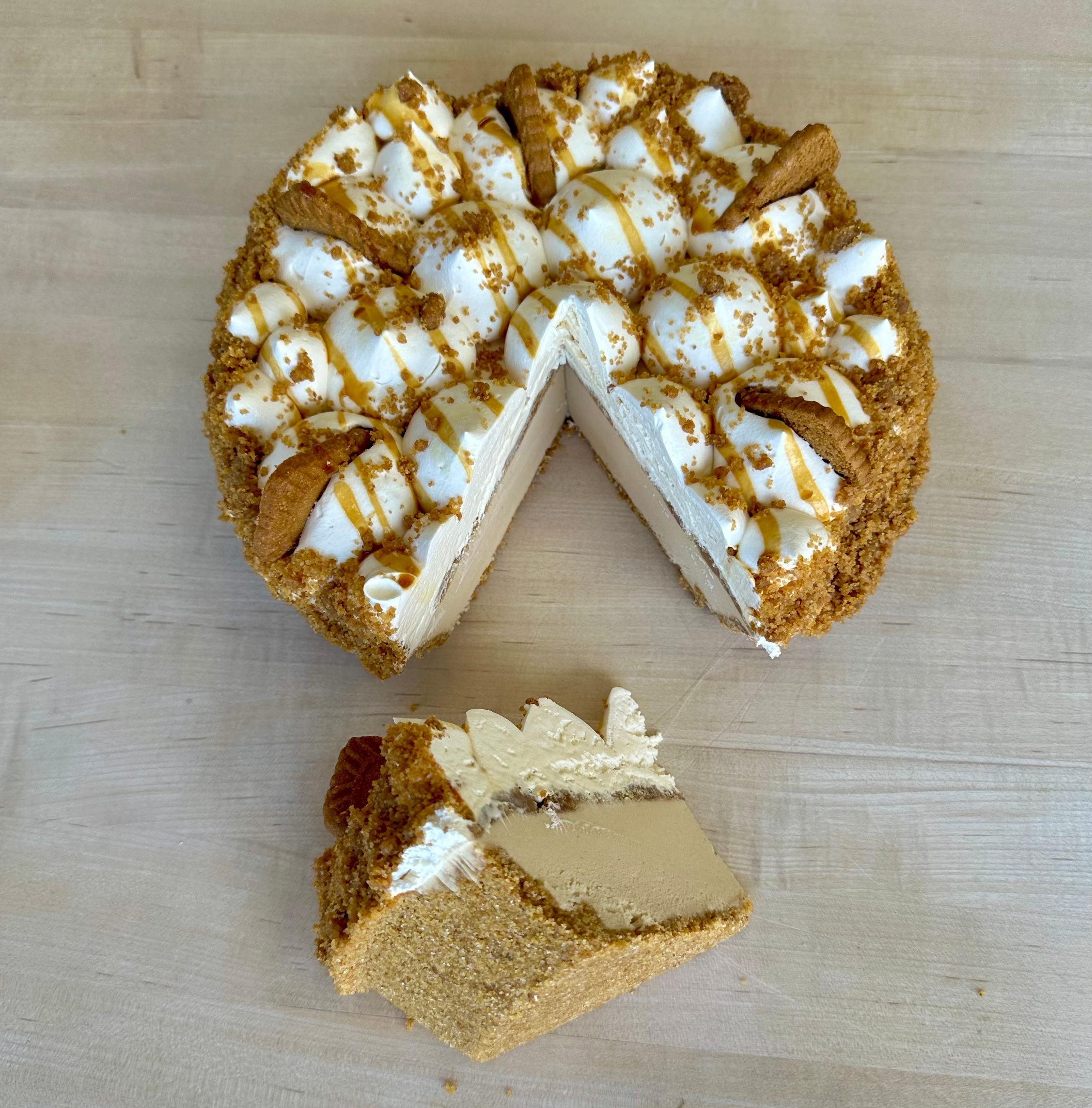 Whole Cookie Butter Softserve Pie (Vegan)