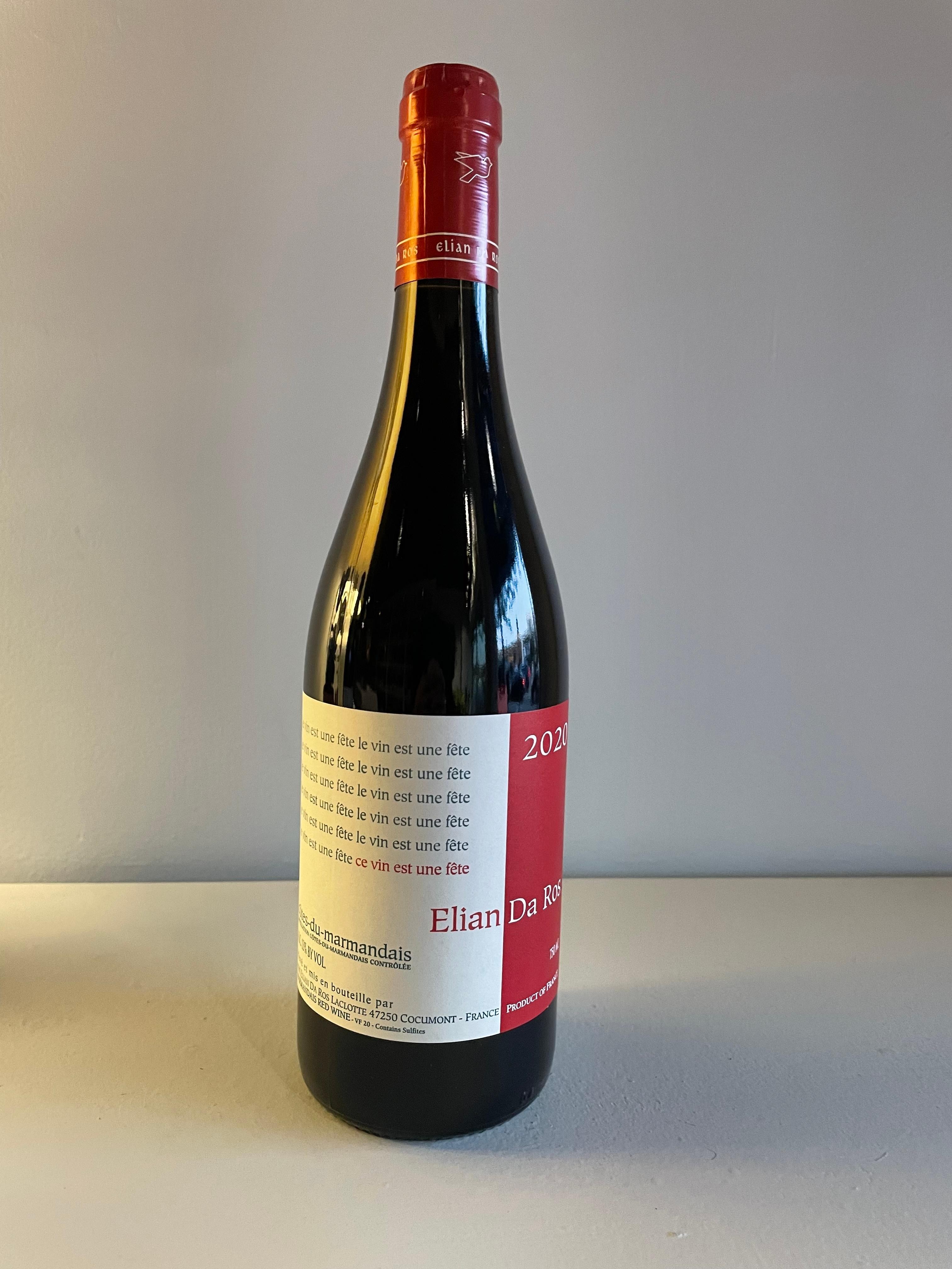 2020 "Le Vin est Une Fête", Elian Da Ros, Côtes du Marmandais