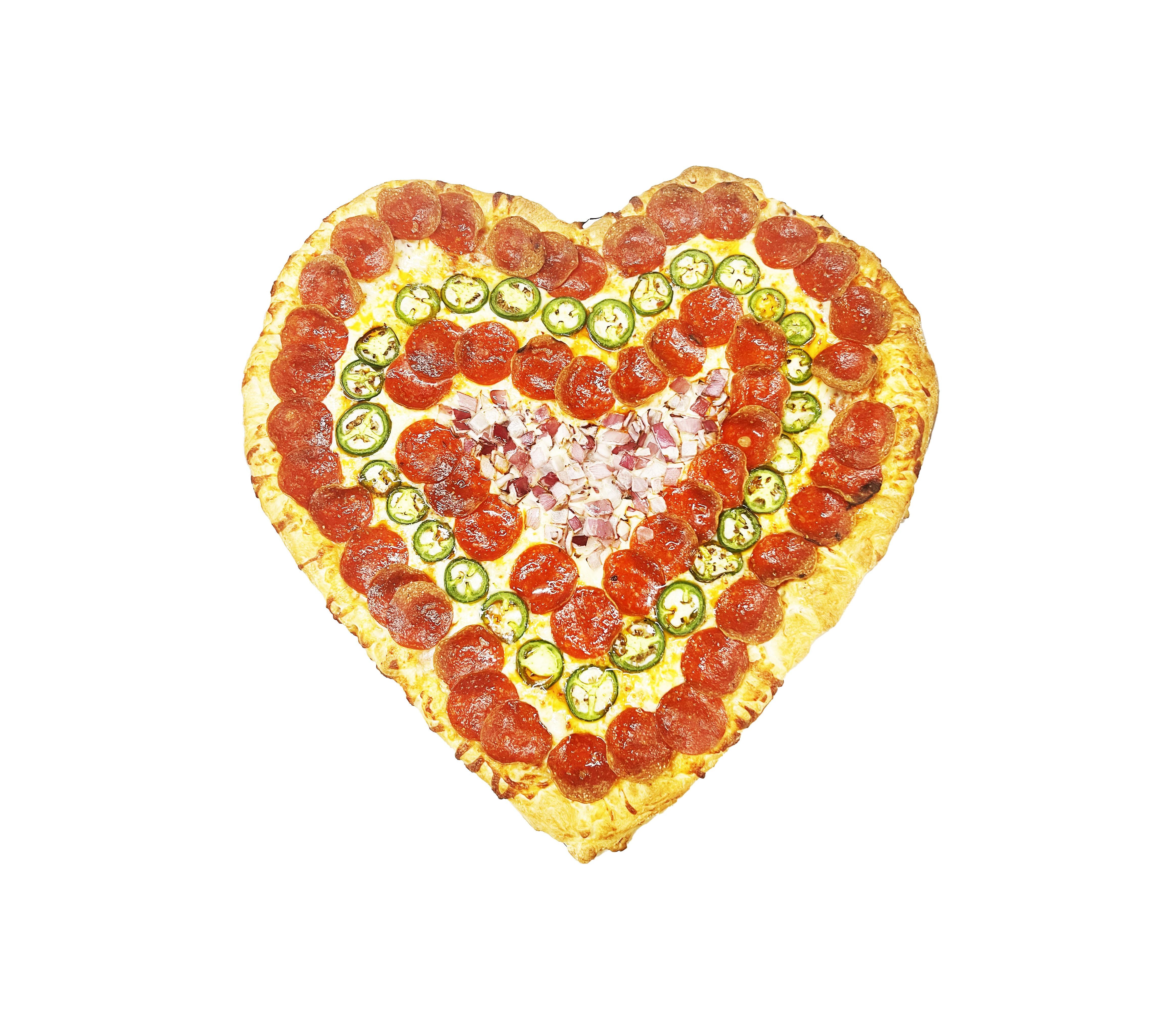 16” BYO HEART SHAPED PIZZA