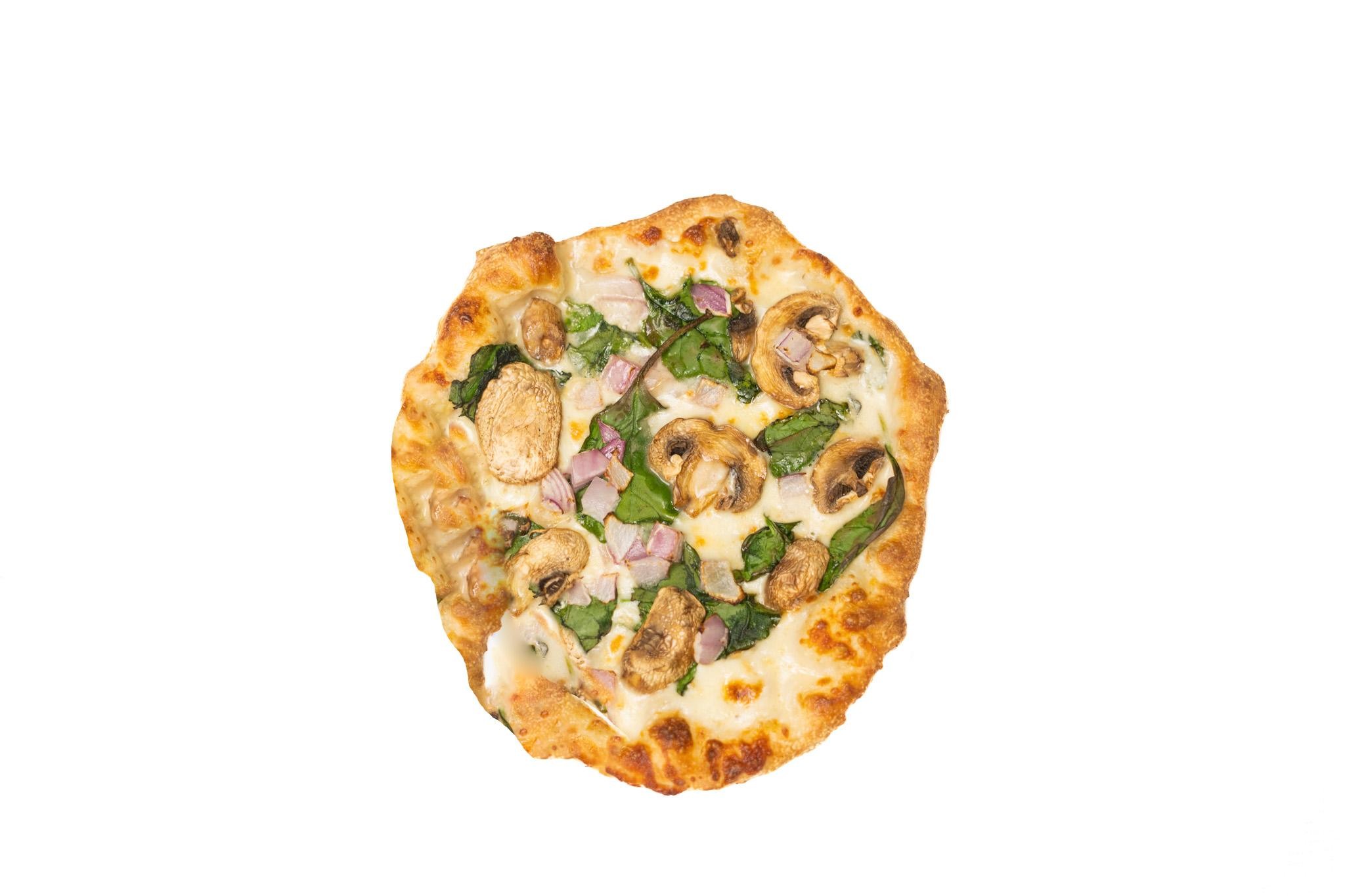 12" White Spinach Pizza