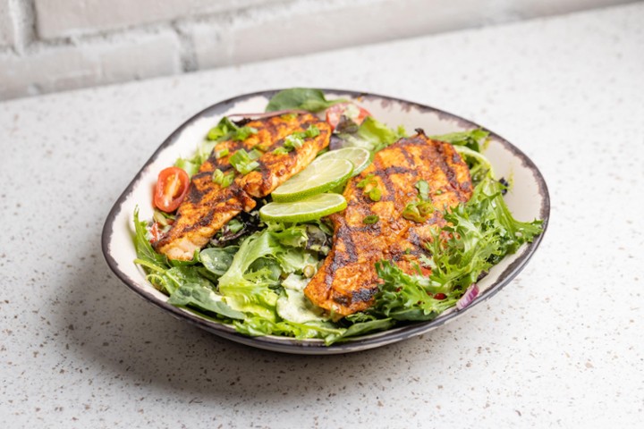Grilled Chipotle Salmon Salad