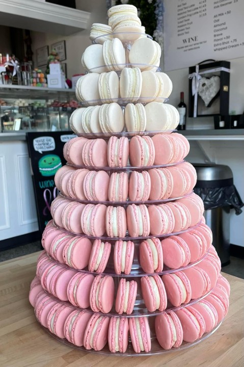Pretty In Pink Macaron Tower