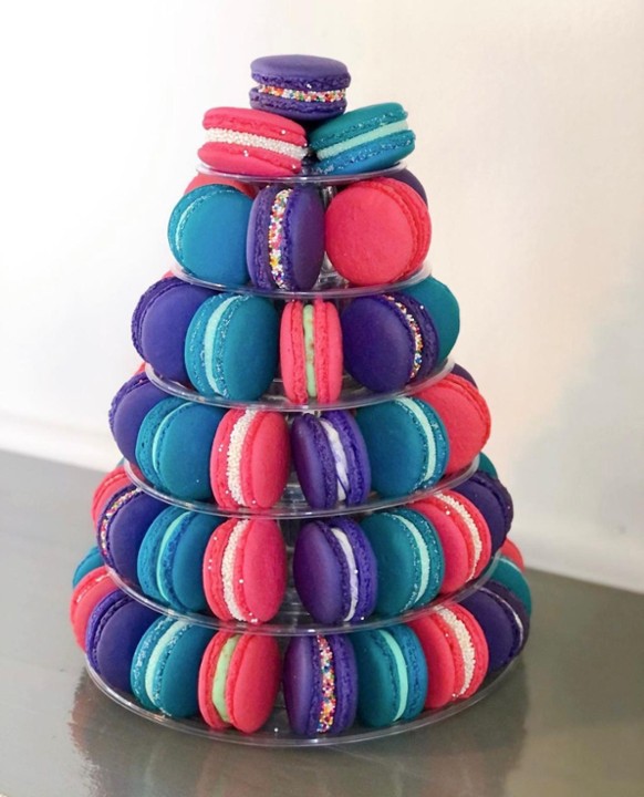 Birthday Bash Macaron Tower