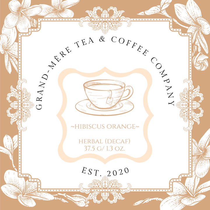 Grand-Mère Signature “Hibiscus Orange Peel” Tea