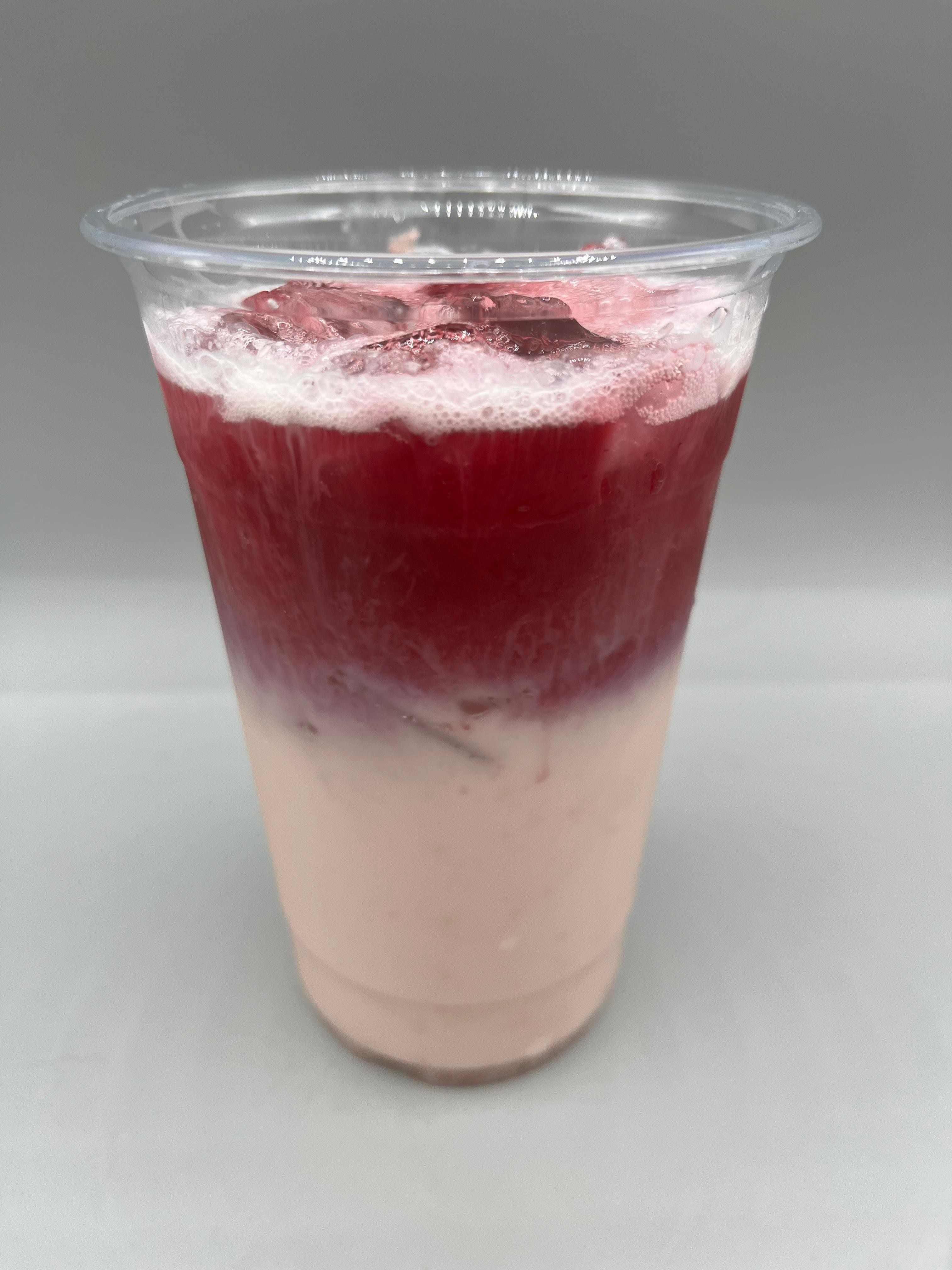 Hibiscus Strawberry Latte