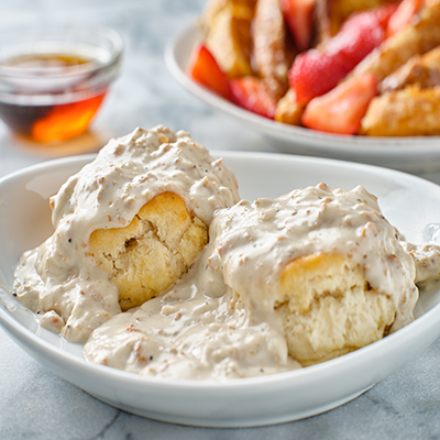 Biscuit & Country Gravy