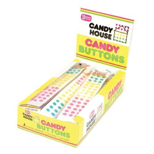 Necco Candy House Candy Buttons - 1.5 oz