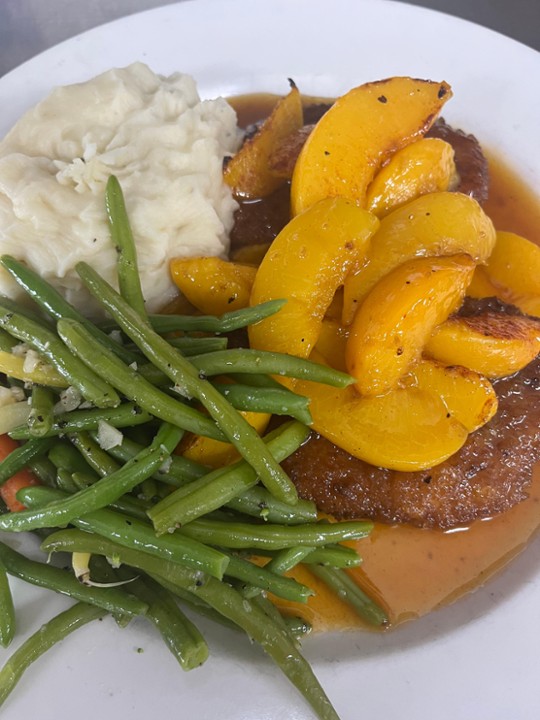 Peaches & Pork Chops