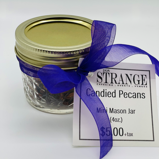 Candied Pecans - Mini Mason Jar