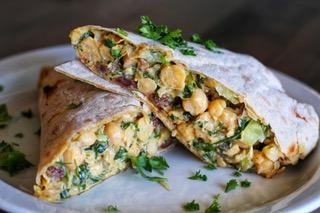 Chickpea Salad Wrap