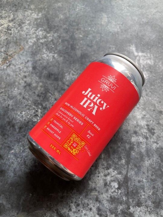 Grüvi (Non-Alcoholic) | Juicy IPA | 12oz