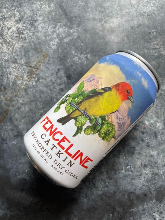 Fenceline Cider | "Catkin" Dry Hopped Dry Cider | 12oz