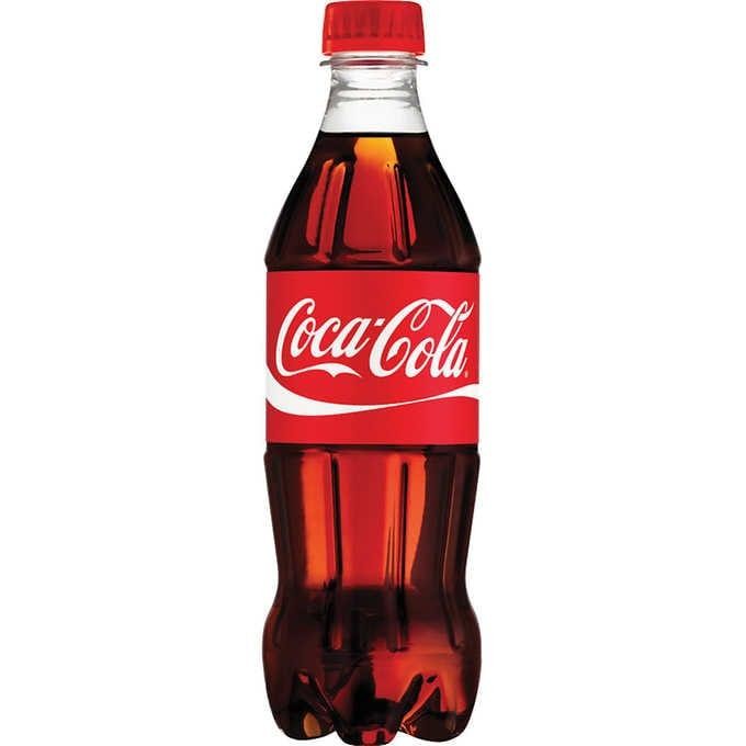 Coke 16.9oz plastic bottle