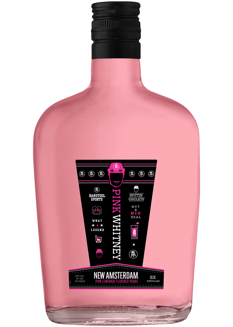 New Amsterdam Pink Whitney Vodka Flavored Vodka Unique Flavors | 375ml | California