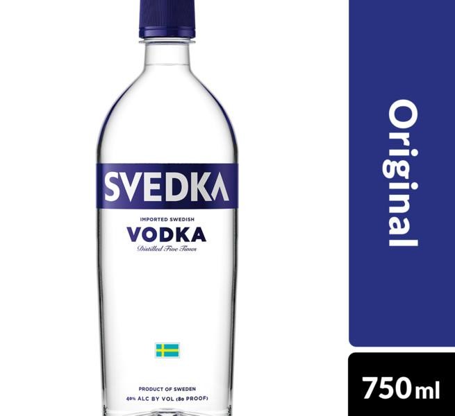 Svedka Vodka Plastic 750ml (80 Proof)
