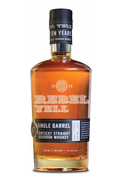 Rebel Yell 10 Year Single Barrel Bourbon Whiskey - 750ml Bottle