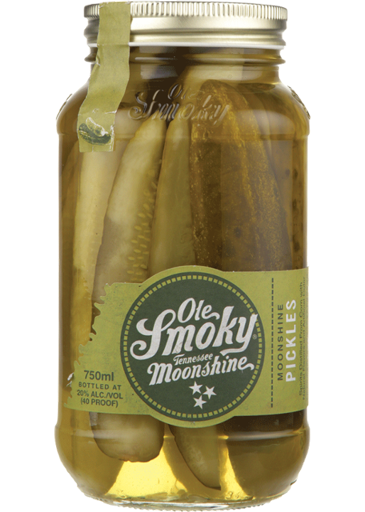 Tenn Moonshone Pickles | White Whiskey/Moonshine by Ole Smoky | 750ml | Tennessee