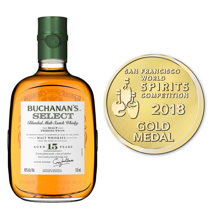 Buchanan's 15 Year Select Blended Malt Scotch Whisky Whiskey