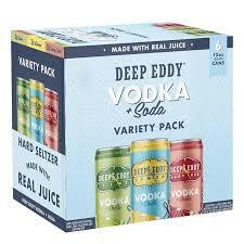 Deep Eddy Vodka soda Variety Pack Ready-to-drink - 6x 12oz Cans