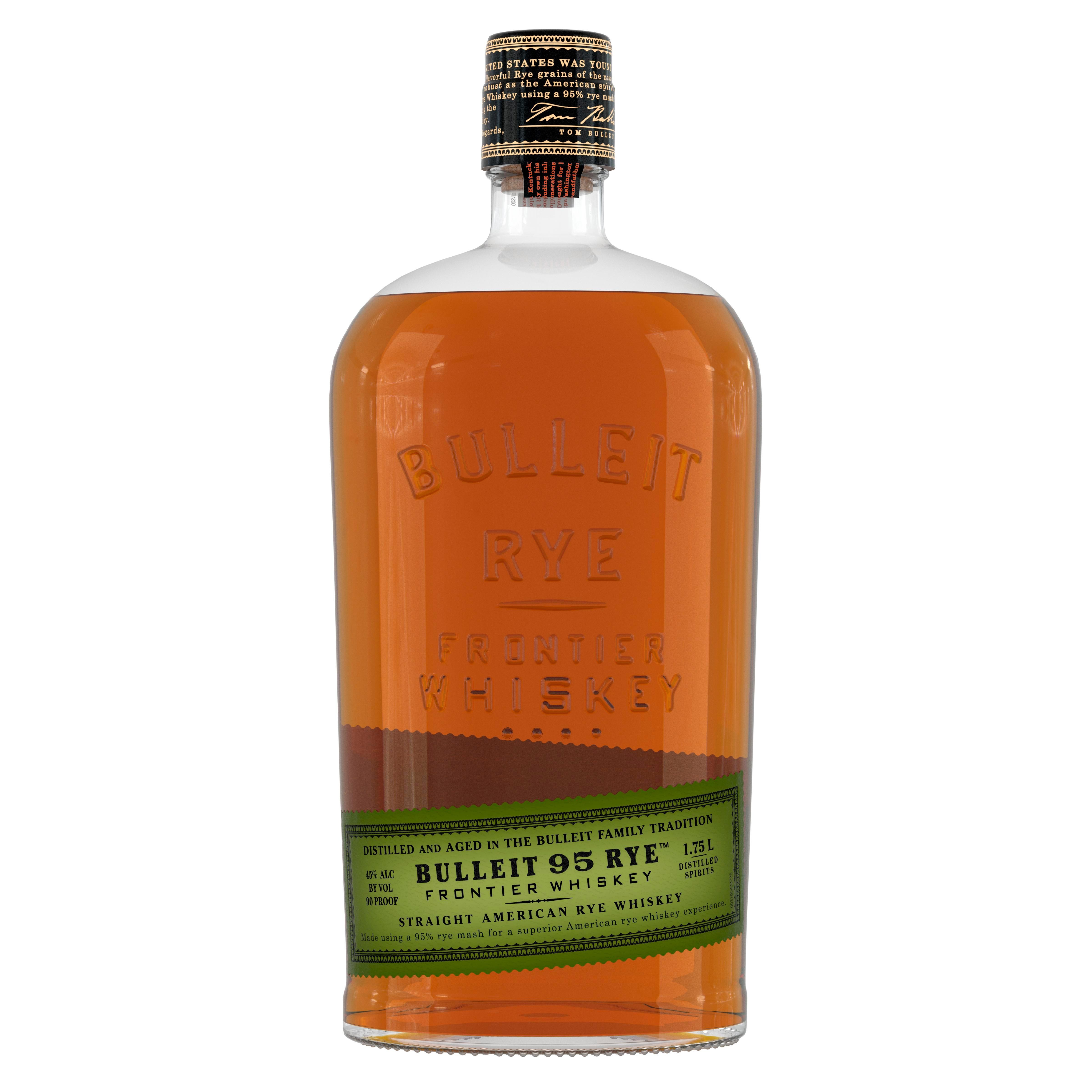 Bulleit Straight Rye Whiskey 1.75L