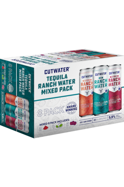 Cutwater Tequila Ranch Water Variety Pack 12oz