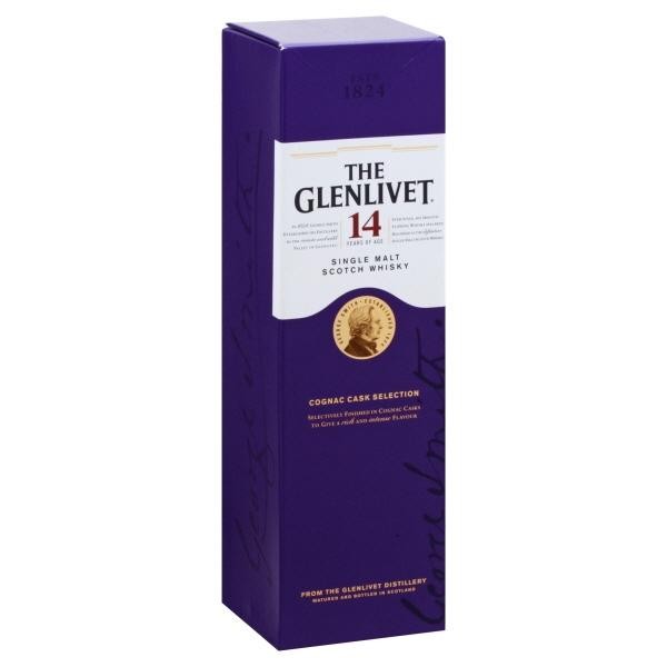 The Glenlivet 14 Year Old Single Malt Scotch Whisky - 750ml Bottle