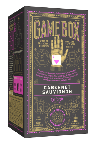 Cabernet Sauvignon | Red Wine by Game Box | 3L | California
