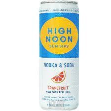 High Noon Grapefruit Hard Seltzer Vodka Cans (375 ml x 24 ct)