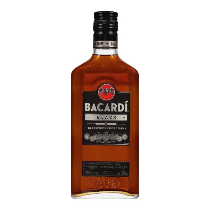 Bacardi Black Rum - 375ml Bottle