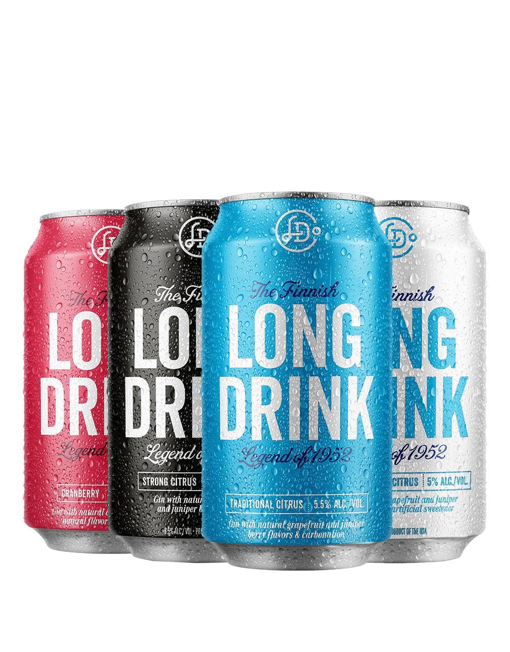 Long Drink Company Variety Pack (with Strong) Liquor - 8x 12oz Cans