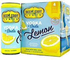 Deep Eddy Lemon Vodka Soda Cans (355 ml x 4 ct)