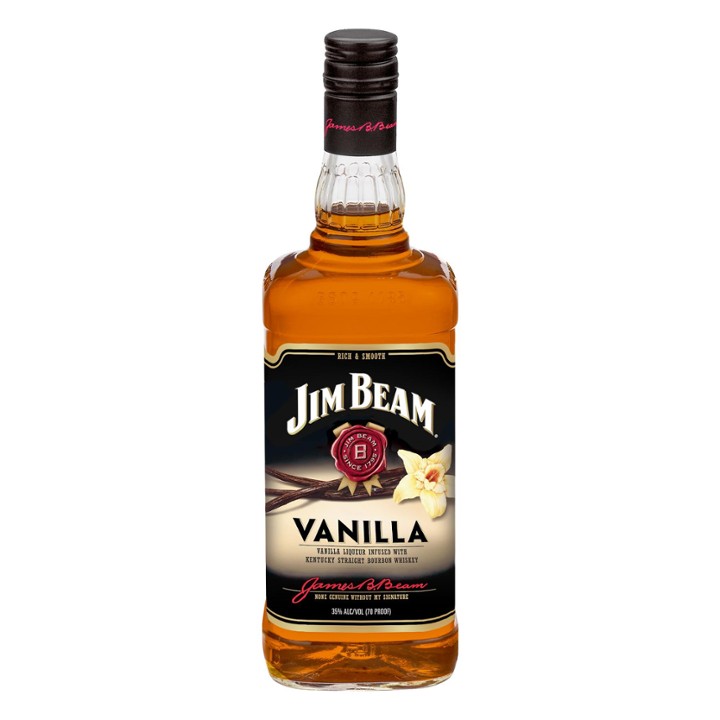 Jim Beam Vanilla Whiskey 1L (65 Proof)
