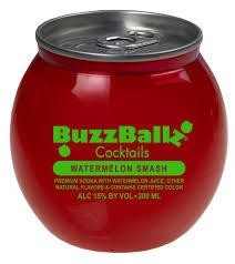 BuzzBallz Cocktails Watermelon Smash Fruit Cocktail Ready-to-drink - 200ml Bottle