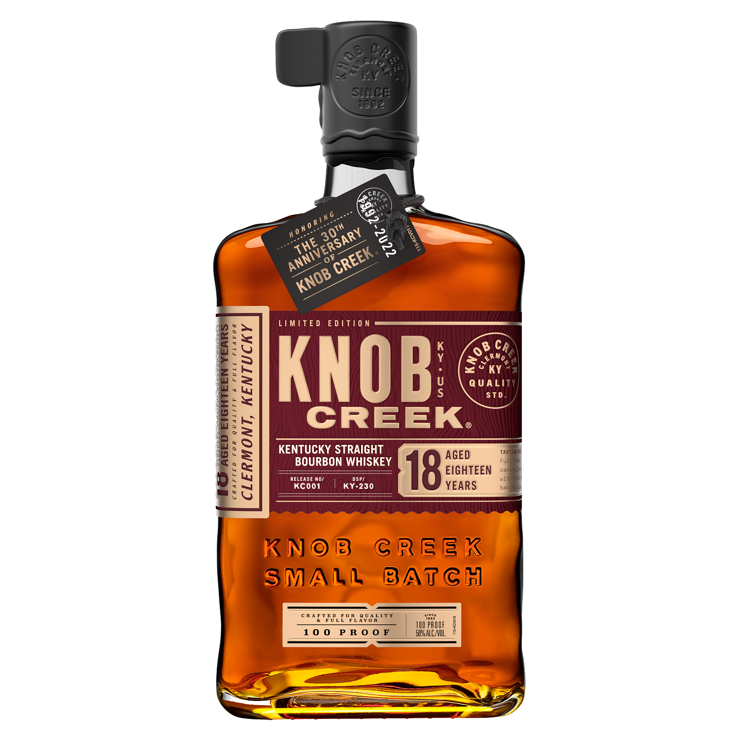 Knob Creek 18 Year Old Kentucky Straight Bourbon Whiskey - 750ml Bottle