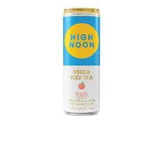 High Noon peach ice tea vodka seltzer-4pk