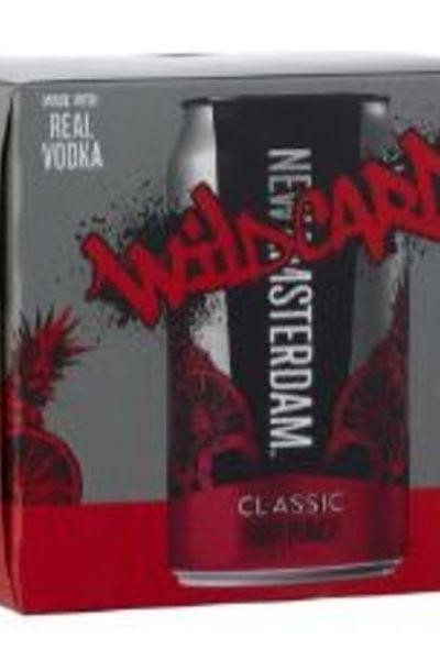 New Amsterdam Wildcard Classic Hard Punch Flavored Vodka - 4x 355ml Cans