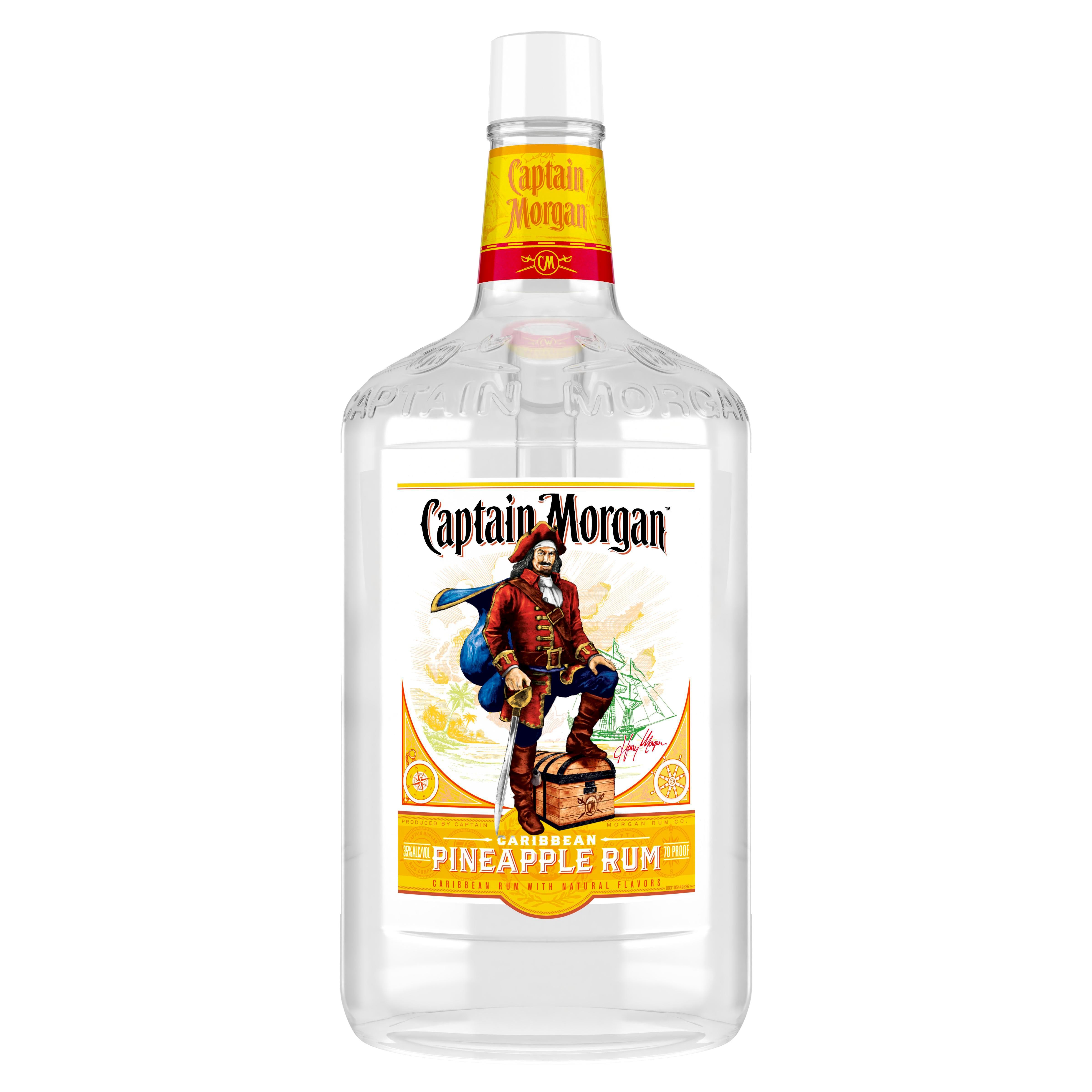 Captain Morgan Pineapple Rum, 1.75 L (70 Proof)