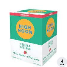 High Noon Strawberry Hard Seltzer Tequila Can (12 oz4pk can