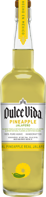 Dulce Vida Real Pineapple Jalapeno Tequila Flavored - 750ml Bottle