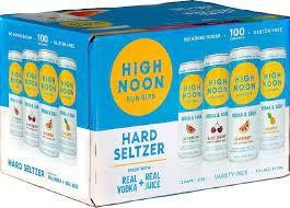 High Noon Sun Sips Hard Seltzer Vodka Cans Variety Pack (12 oz x 24 ct)