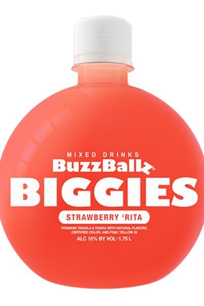 BuzzBallz Biggies Strawberry 'Rita Margarita Ready-to-drink - 1.75l Plastic Bottle