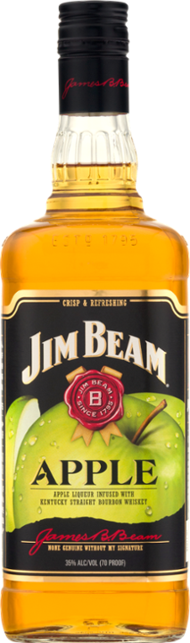Jim Beam Apple Bourbon Liqueur 1L (65 Proof)