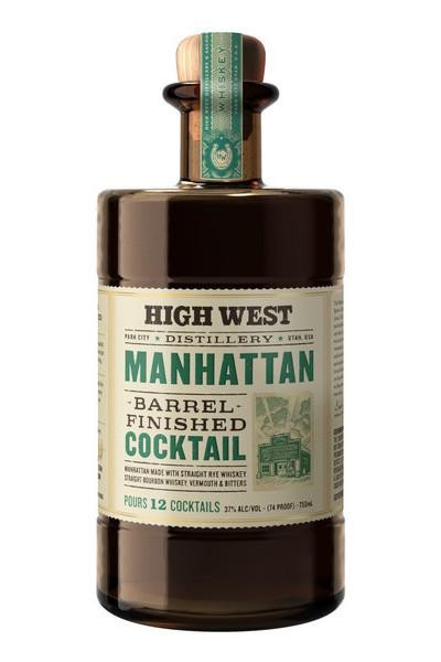 High West Distillery Barrel-Finished Manhattan Cocktail Whiskey