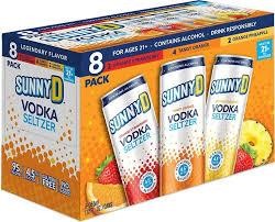 Sunny D Vodka Seltzer Variety 12oz-8pk