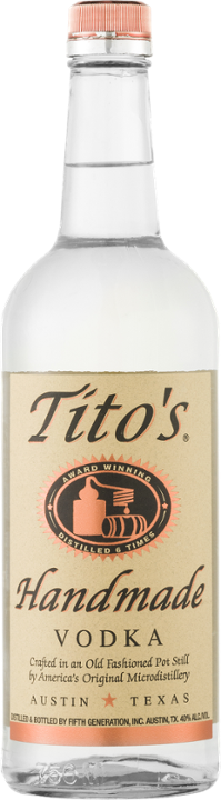 Tito's Handmade Vodka Unflavored - 750.0 ML