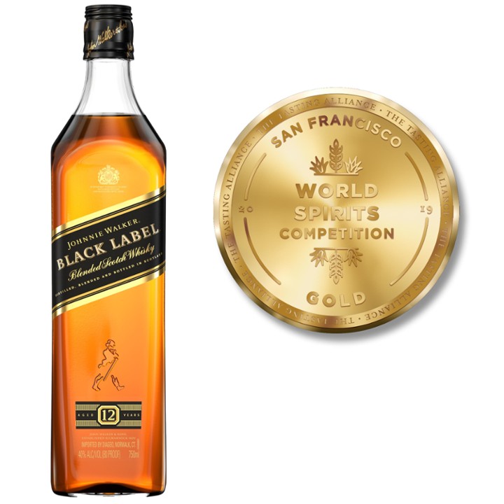 Johnnie Walker Black Label Blended Scotch Whisky - 750.0 Ml