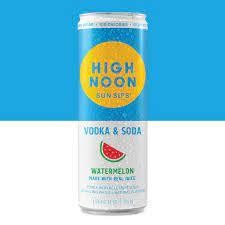 High Noon Watermelon Hard Seltzer Vodka Cans (12 oz x 24 ct)
